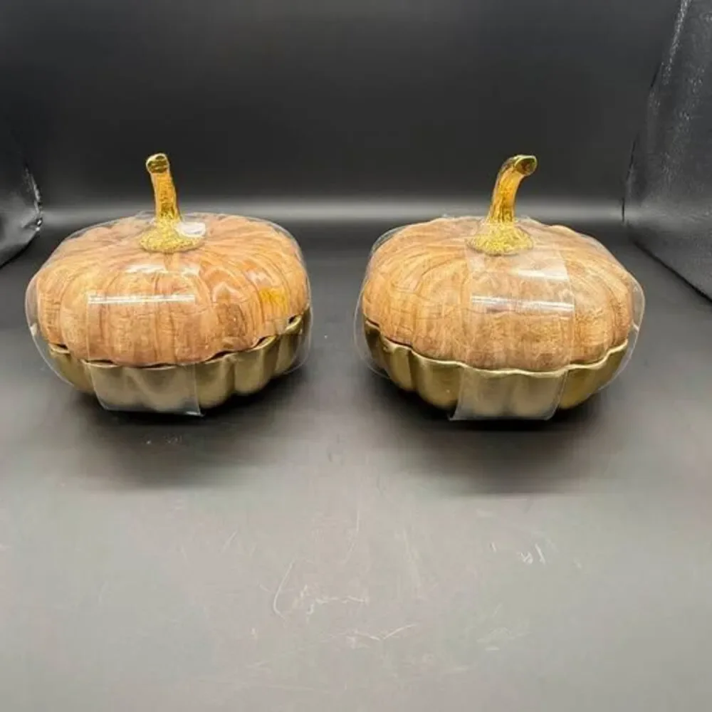 Fall / pumpkin decor - mango wood pumpkin